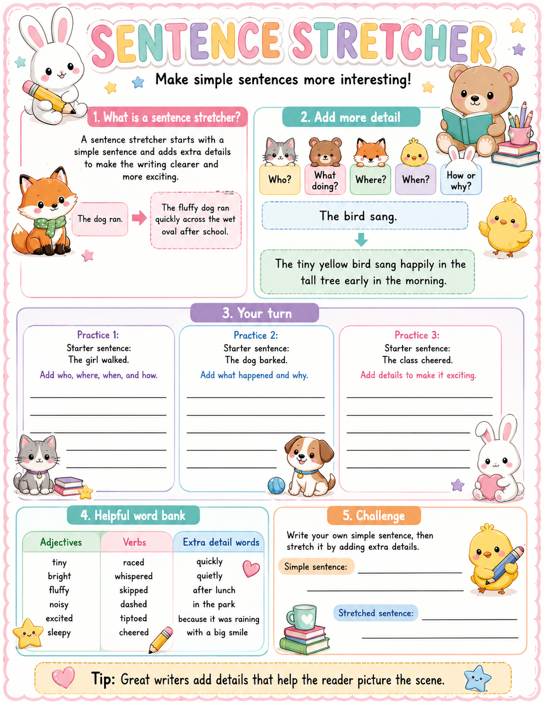 Preview of Writing — Cute Collection